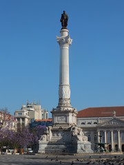 Fototapeta na wymiar Dom Pedro IV Column