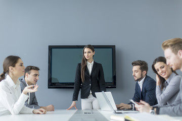 Young people in the office
