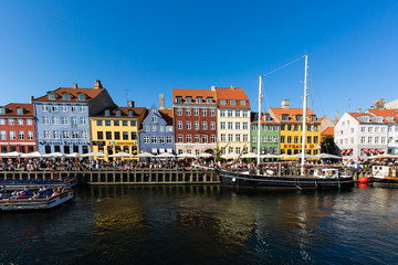 Fototapeta na wymiar Nyhavn district in Copenhagen