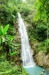 Khun Korn waterfall is beautiful and tall waterfall in Chiang Rai, 70 metres tall