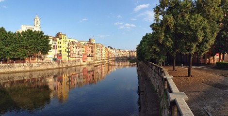 Fototapeta premium Girona panorama
