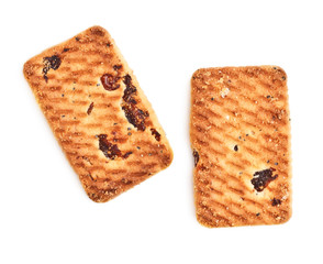 Shortbreads Cookies With Raisins