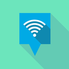 Tooltip icon with a radio signal sign