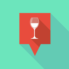 Tooltip icon with a glass