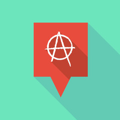 Tooltip icon with an anarchy sign