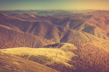 Mountain autumn landscape.
