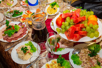 Festive table