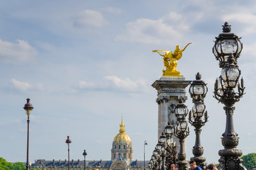 Pont Alexandre 3 vue des quais de Seine