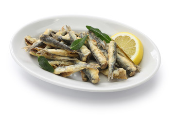 deep fried anchovies, boquerones fritos, acciughe fritte