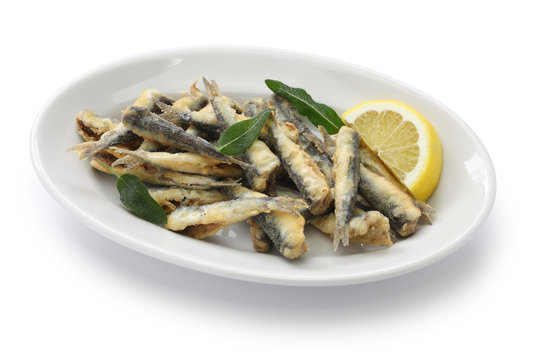 deep fried anchovies, boquerones fritos, acciughe fritte