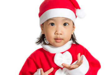 Asian Chinese Santa Girl