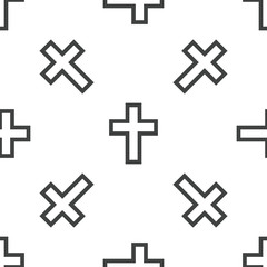 Obraz premium Christian cross pattern