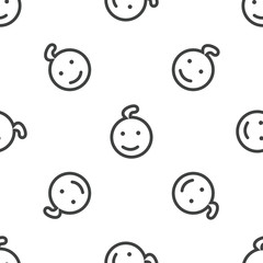 Smiling child pattern