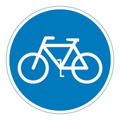 Panneau piste cyclable