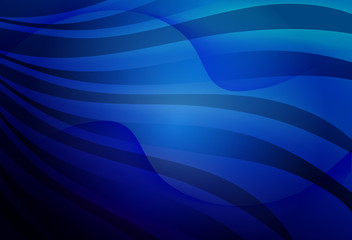 linear wavy blue background