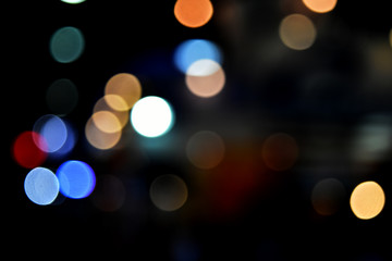 Colorful bokeh images for wallpapers, texture, background.