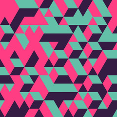 3d blocks structure background. Vector illustration. 