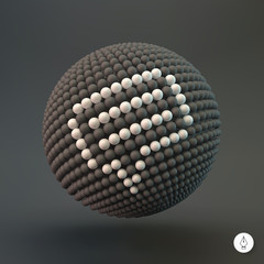 Speech icon. Web sign. Design element. 3d vector illustration.