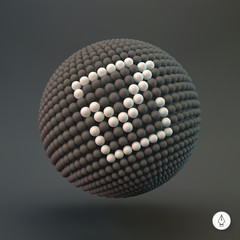 Checkmark icon. Ok sign. Web design element. 3d vector illustrat