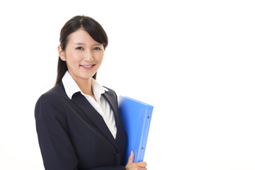 笑顔のビジネスウーマン