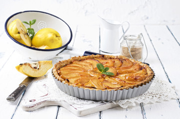 Quitten Tarte