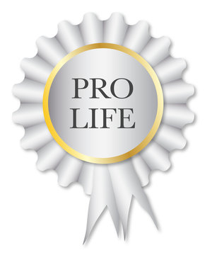 Pro Life Rosette