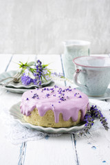 Lavender Cheese Cake