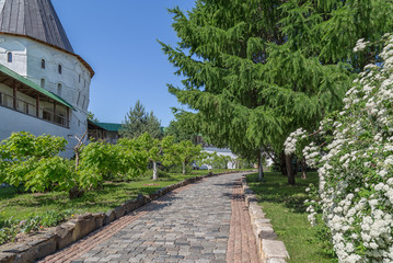 Walkway in the monastery garden