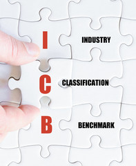 Last puzzle piece with Business Acronym ICB