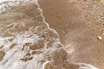 The Black Sea Waves At Shoreline