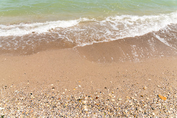 The Black Sea Waves At Shoreline