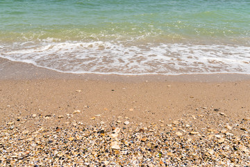 The Black Sea Waves At Shoreline