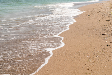 The Black Sea Waves At Shoreline