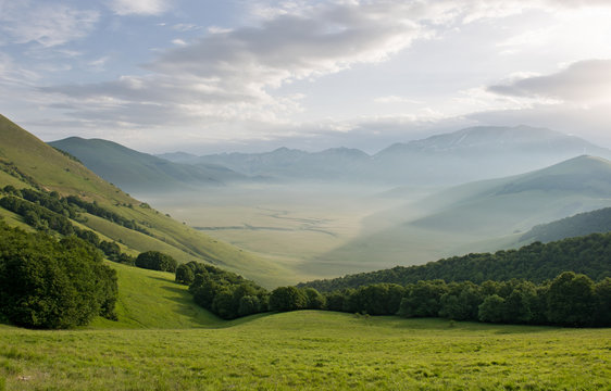 Alba a Castelluccio di Norcia