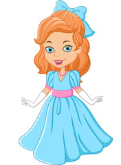 
Cartoon beautiful princess
