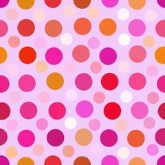 Art color dots generated seamless texture