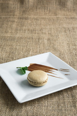 traditional french colorful macarons