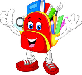 Happy bag giving thumb up