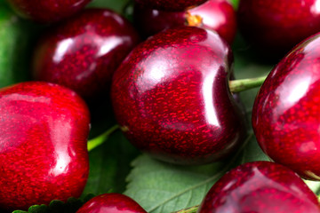 background with cherries