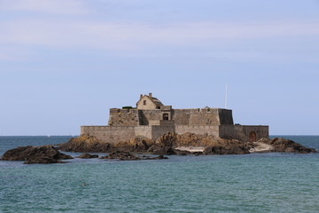 Fototapeta na wymiar Vue de Saint Malo, FRance
