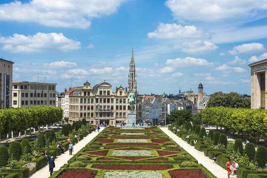 Mount of the Arts in Brussels, Belgium.