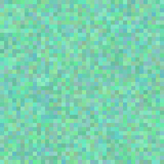 Abstract green vintage background with mosaic. Vector