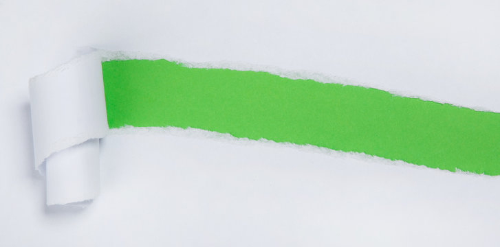 Torn paper with place for text
