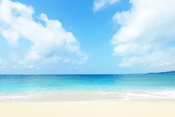 Crédence de cuisine en plexiglas Plage tropicale La belle plage d& 39 Okinawa
