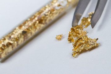 gold leaf pieces