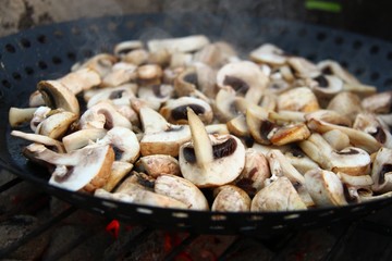 gegrillte champignons III