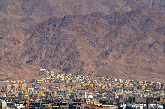 Aqaba cityscape Jordan