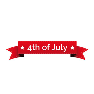 4th of july independence day ribbon