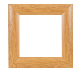 Fototapeta premium Dark square wooden picture frame
