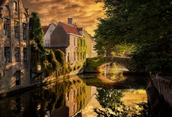 Zelfklevend Fotobehang Brugge Gebruikt